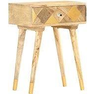 SHUMEE Noční stolek 43 × 30 × 58 cm masivní mangovníkové dřevo, 285857 - Night Stand