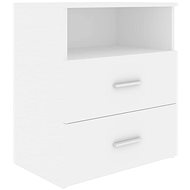 SHUMEE Noční stolek bílý 50 × 32 × 60 cm, 803272 - Night Stand