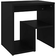 SHUMEE Noční stolek černý 40 × 30 × 40 cm dřevotříska, 806330 - Night Stand