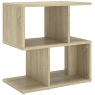 SHUMEE Sonoma oak bedside table 50 × 30 × 51,5 cm chipboard, 806370 - Night Stand