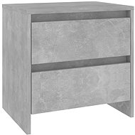 SHUMEE Noční stolek betonově šedý 45 × 34,5 × 44,5 cm dřevotříska, 809853 - Night Stand