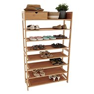 Tempo Kondela Botník, 7řadový, bambus, Katley - Shoe Rack