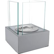 shortdesc Freestanding bio-frame, smart structural grey matt - Bioethanol Fireplace