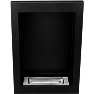 shortdesc Wall mounted biobrick Vertical structural black matt - Bioethanol Fireplace