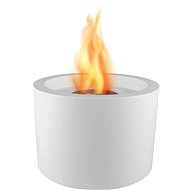 shortdesc Biokrb Moon, white matt - Bioethanol Fireplace