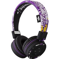Buxton BHP 7503 STREET ART, PURPLE - Wireless Headphones