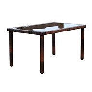 Loire Sharks Rattan Table - Garden Table