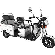 SHARKS Scooter for Seniors ST-07S DELUXE - Silver - Electric Moped