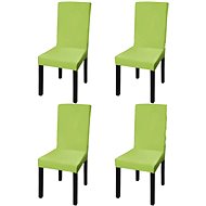 Shumee Smooth Stretch Chair Covers 4 pcs green - Cover
