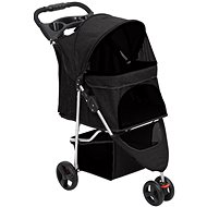 Shumee Folding black 80 × 46 × 98 cm oxford fabric - Pet Stroller