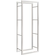 SHUMEE Dřevník, nerezová ocel, 50 × 28 × 132 cm - Dřevník