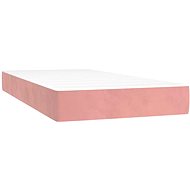 SHUMEE Taštičková matrace růžová 80 × 200 × 20 cm samet - Mattress