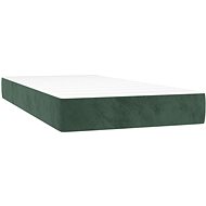 SHUMEE Taštičková matrace tmavě zelená 80 × 200 × 20 cm samet - Mattress