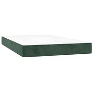 SHUMEE Taštičková matrace tmavě zelená 120 × 200 × 20 cm samet - Mattress