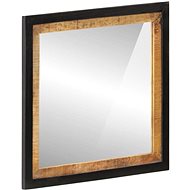 Shumee Bathroom mirror 55 × 1 × 60 cm, glass, solid mango wood - Mirror