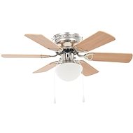SHUMEE Decorative Ceiling Fan with Light 82cm Light Brown - Fan