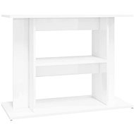 Shumee Aquarium stand glossy white 80 × 35 × 60 cm composite wood - Aquarium Supplies