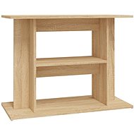 Shumee Sonoma oak aquarium stand 80 × 35 × 60 cm composite wood - Aquarium Cabinet