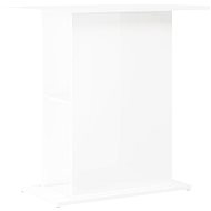 Shumee Aquarium stand glossy white 75 × 36 × 72.5 cm composite wood - Aquarium Supplies