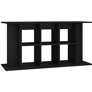 Shumee Aquarium stand black 120 × 40 × 60 cm composite wood - Aquarium Supplies