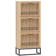 Shumee botník 52 × 25 × 120 cm, kompozit dřevo - Botník