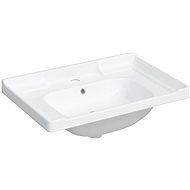 SHUMEE Umývadlo obdĺžnikové keramické 71 × 48 × 23 cm biele - Umývadlo