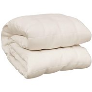 Shumee Weighted blanket light cream 155 × 220 cm 11 kg cotton - Weighted Blanket
