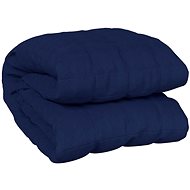 Shumee Weighted blanket blue 152 × 203 cm 7 kg cotton - Weighted Blanket