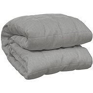 Shumee Weighted blanket grey 200 × 200 cm 9 kg cotton - Weighted Blanket