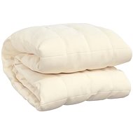 Shumee Weighted blanket light cream 200 × 220 cm 13 kg polyester - Weighted Blanket
