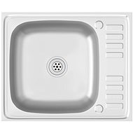 SHUMEE Kitchen sink with drain silver 500 × 600 × 155 mm stainless steel - Stainless Steel Sink