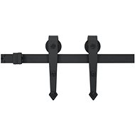 SHUMEE Accessory set for sliding door 183 cm steel black - Door Accessory