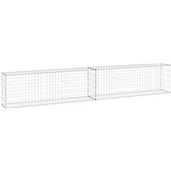 SHUMEE Gabion wall with lids galvanized steel 300 × 30 × 50 cm - Gabion