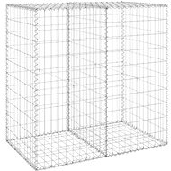 SHUMEE Gabion wall with lids galvanized steel 100 × 60 × 100 cm - Gabion