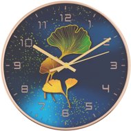 Shumee Wall Clock 29,5 cm, golden blue - Wall Clock