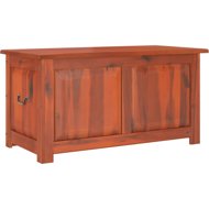 Shumee Storage chest with lid, solid acacia wood, brown - Chest
