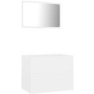 Shumee 2dílný set - bílá kompozitní dřevo 804872 - Bathroom Set