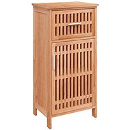 Shumee Bathroom cabinet 42 × 29 × 82 cm solid walnut 350354 - Bathroom Cabinet