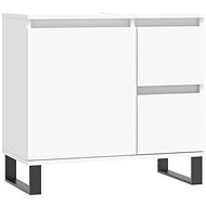 Shumee Bathroom cabinet - white 65 × 33 × 60 cm composite wood 831612 - Bathroom Cabinet