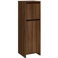 Shumee Bathroom cabinet - brown oak 30 × 30 × 95 cm composite wood 815554 - Bathroom Cabinet