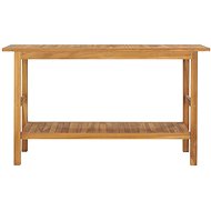 Shumee Bathroom cabinet solid teak 132 × 45 × 75 cm 318482 - Bathroom Cabinet