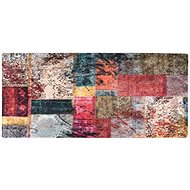 Shumee Washable patchwork carpet 80 × 300 cm multi-coloured non-slip - Carpet