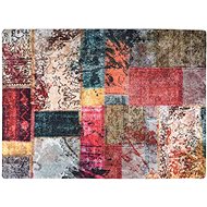 Shumee Washable patchwork carpet 120 × 180 cm multi-coloured non-slip - Carpet