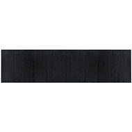 Shumee Rectangular black carpet 100 × 400 cm bamboo, 376816 - Carpet