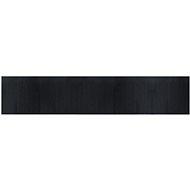 Shumee Rectangular black carpet 100 × 500 cm bamboo, 376822 - Carpet