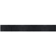 Shumee Rectangular carpet black 60 × 500 cm bamboo, 376732 - Carpet