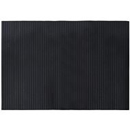 Shumee Rectangular carpet black 70 × 100 cm bamboo, 376738 - Carpet