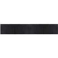 Shumee Rectangular carpet black 70 × 400 cm bamboo, 376756 - Carpet
