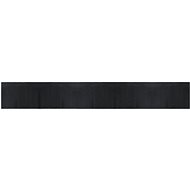 Shumee Rectangular carpet black 70 × 500 cm bamboo, 376762 - Carpet