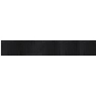 Shumee Rectangular carpet black 80 × 500 cm bamboo, 376792 - Carpet